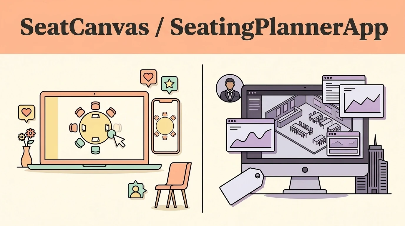SeatCanvas vs SeatingPlannerApp — visual comparison