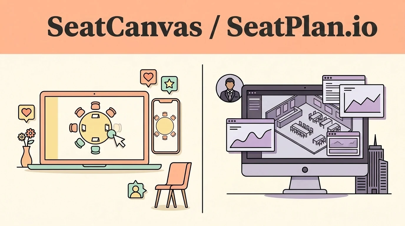 SeatCanvas vs SeatPlan.io — visual comparison
